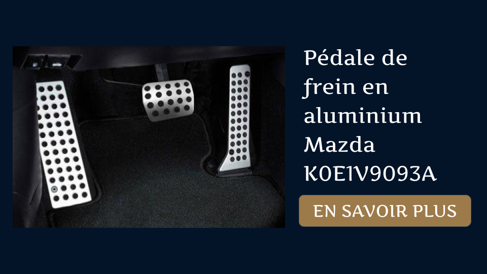 accessoires-mazda_Pédale de frein en aluminium Mazda K0E1V9093A